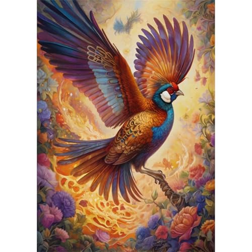 TWYYDP Puzzle 1000 Teile Wildvogel Goldfasan Puzzle Holzpuzzles für Spiele für Senioren von TWYYDP