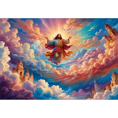 TWYYDP Puzzle 1500 Teile Heiliger Jesus Puzzle Schwierige Holzpuzzles von TWYYDP