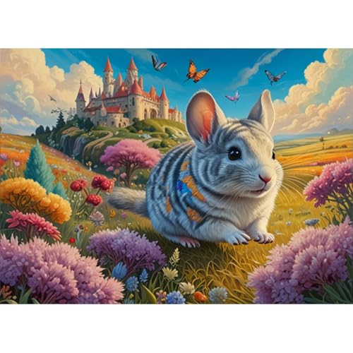 TWYYDP Puzzle 520 Teile für Erwachsene Chinchilla-Tier Im Garten Holzpuzzle Anspruchsvolle Spiele TWYYDP Puzzle 520 Teile für Erwachsene Chinchilla-Tier Im Garten Holzpuzzle Anspruchsvolle Spiele von TWYYDP