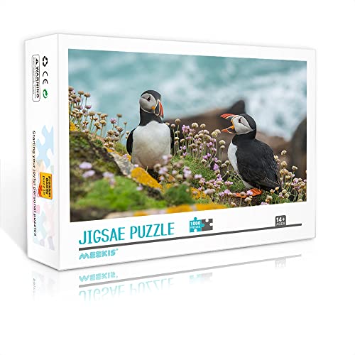 1000 Teile Puzzle für Erwachsene Papageientaucher Classic Puzzle Haben Sie EIN einzigartiges Puzzle-Geschenk 75x50cm Intellektuelle Herausforderung für Erwachsene und Kinder von TXZSTGB