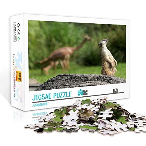 Erwachsenenpuzzle 1000 Teile Erdmännchen Holzpuzzle Puzzle Familienspiel Geschenk 75x50cm 1000 Teile Intelligenz-Herausforderungspuzzle für Erwachsene und Kinder von TXZSTGB