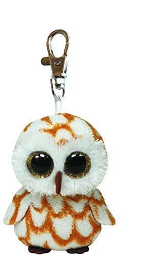 Carletto Ty 36595 Ty 36595-Swoops Clip Schleiereule mit Glitzeraugen Beanie Boo's, 8.5 cm von TY