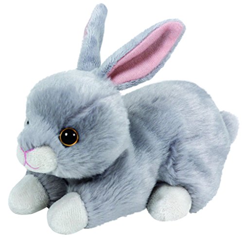 Carletto Ty 41700 - Nibbler Beanie Babies, Ostern limitiert Hase, 15 cm, grau von TY