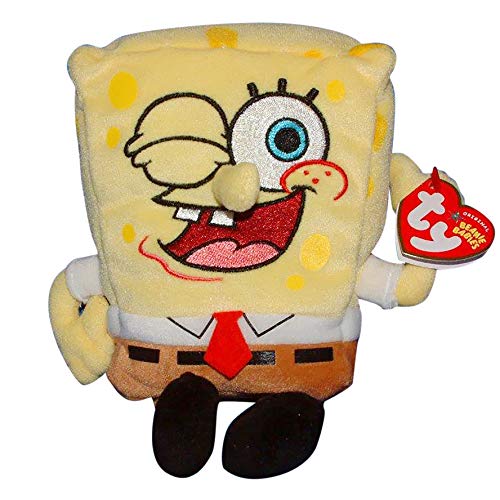 TY*Beanie Baby*Spongebob ThumbsUp/Schwammkopf*PLÜSCHFIGUR von TY