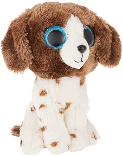 Ty 2007517 Muddles Beanie-Mütze für Hunde, Braun/Weiß Dog Plüschtier, Mehrfarbig, 36249 von TY