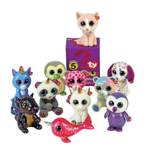 TY 2004155 1 x Mini Boo's Collectibles Series 5 Surprise Steingutfiguren, Sortiert-1 Stück, Multi von TY