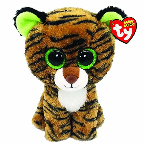 TY 2008075 Tiggy il Tigre Beanie Boos Plüsch, Braun, 15 centimetri von TY