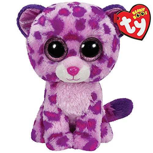 TY 36085 36085-Plüschtier Beanie Boos Glamour Leopard, pink von TY