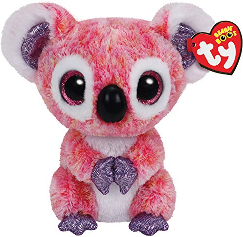 TY 36149 36149-Kacey-Koala mit Glitzeraugen, Plüschtier, 15 cm, pink von TY