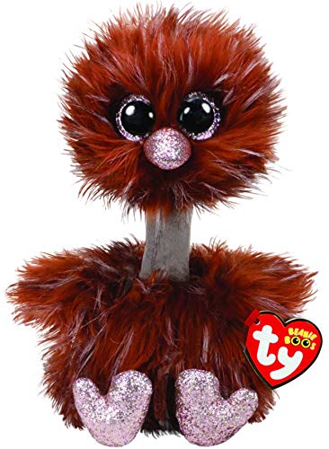 TY 36283 Beanie Boos 15 cm Mütze Plüschtier, Braun von TY