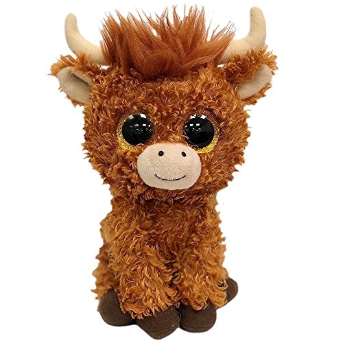 TY Angus Highland Cow Plüsch Braun One Size von TY