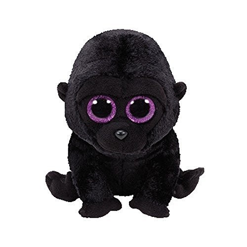 TY 37222 George Gorilla 37222-George-Gorilla Pluschtier mit Glitzeraugen Beanie Boo's, 15 cm, Schwarz TY 37222 George Gorilla 37222-George-Gorilla Pluschtier mit Glitzeraugen Beanie Boo's, 15 cm, Schwarz von TY
