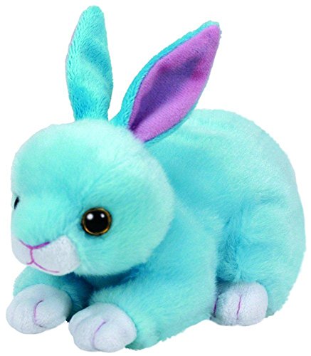 TY 41180 - Beanie Babies Jumper - Hase, 15 cm, blau von TY