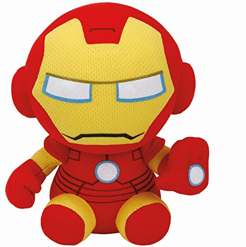 TY 41190 Iron Man Plüsch, Rot/Gelb/Weiß, 16 cm von TY