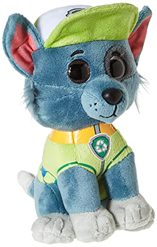 TY 41212 - Paw Patrol, Rocky mit glitzer Augen, 15 cm, Graugrün von Ty Toys