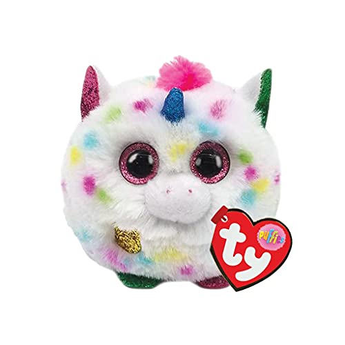 TY 42512 Harmonie Unicorn Puffies Einhorn Plüschtier, Mehrfarbig von TY