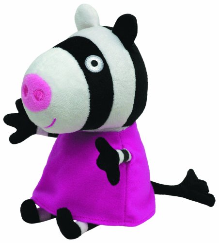 Carletto Ty 46174 Zoe Zebra Peppa Pig Plüsch, Lila von TY