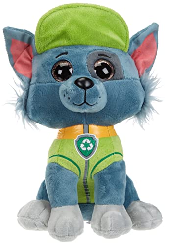 TY 96323 Dog Paw Patrol Aladdin, Rocky 24cm, grau von TY