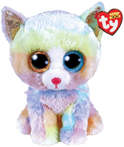 TY - Beanie Buddy Heather Cat - 24 CM - Verschiedene Modelle (mit Horn oder ohne Horn) -1 Stück von TY