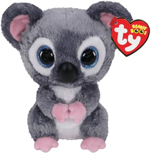 TY- Beanie Boo's-Peluche Katy Le Koala 15 cm, TY36154, Grau/Rosa von TY