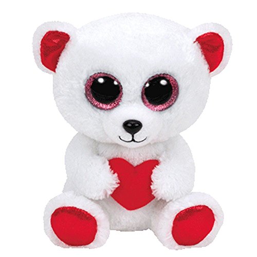 TY Beanie Boos - Cuddly Bear/Bär mit Herz 15cm von TY