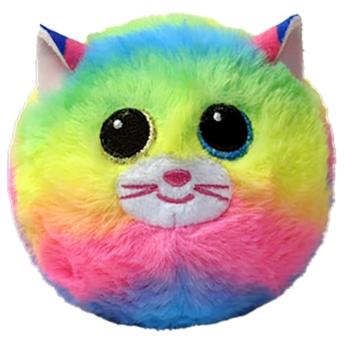 TY Beanie Bouncers – Gemma die Regenbogenkatze mit grünen und blauen Augen, Zarte Hüpftiere zum Sammeln, T83067 TY Beanie Bouncers – Gemma die Regenbogenkatze mit grünen und blauen Augen, Zarte Hüpftiere zum Sammeln, T83067 von TY