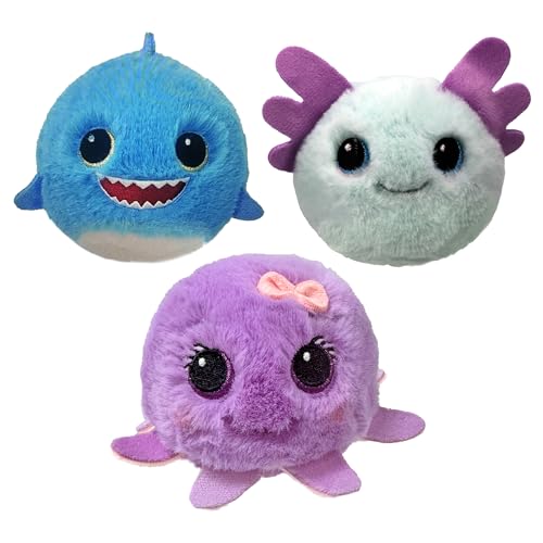 TY Bouncy Balls 3er-Set mit Fins, Leggy und Swish – Weiche Kuscheltiere für Kinder – Sammlerset aus Plüsch – Stofftiere zum Spielen oder Kuscheln TY Bouncy Balls 3er-Set mit Fins, Leggy und Swish – Weiche Kuscheltiere für Kinder – Sammlerset aus Plüsch – Stofftiere zum Spielen oder Kuscheln von TY