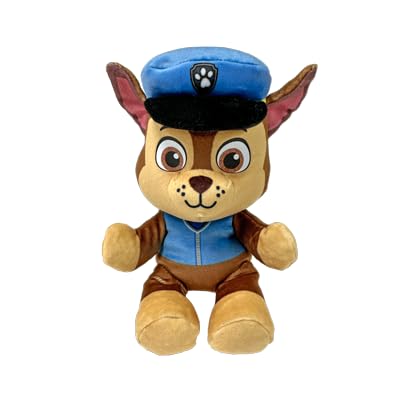 TY Chase Paw Patrol Weiches Plüschtier für Kinder, Kuschelteddy, Sammelfigur, Beanie Babies Reihe, Regular von TY