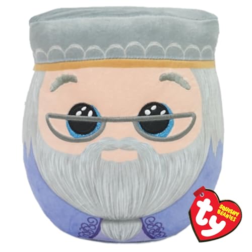 TY Dumbledore - Harry Potter 10" Squishy Beanie | Soft Plush Toy for Kids | Collectible Cuddly Teddy Baby Stuffed Plushies von TY