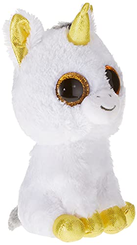 TY Glubschis - Pegasus Einhorn, weiß/gold - Beanie Boos - 15 cm von TY