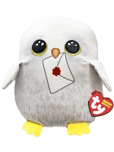 TY Hedwig - Harry Potter 10" Squishy Beanie | Soft Plush Toy for Kids | Collectible Cuddly Teddy Baby Stuffed Plushies von TY