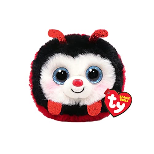 TY Izzy Marienkäfer Beanie Balls 3" | Beanie Baby Weiches Plüschtier | Sammlerstück Kuscheliger Stoffteddy, Und von TY