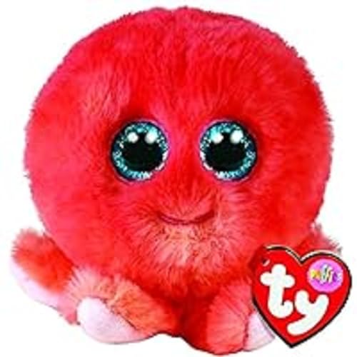 Ty - Teeny Puffies Krake Sheldon - 10 cm, 2009131, Red von TY