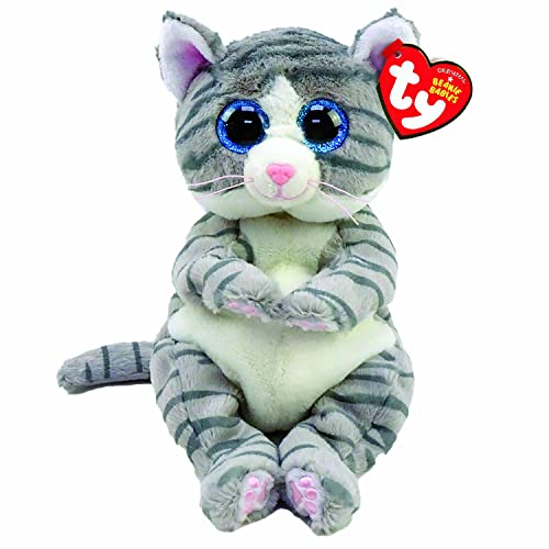 TY Mitzi Tabby Cat 17cm,Material: 100% Polyester geprüft nach EN-71. Farbe: Mehrfarbig von TY