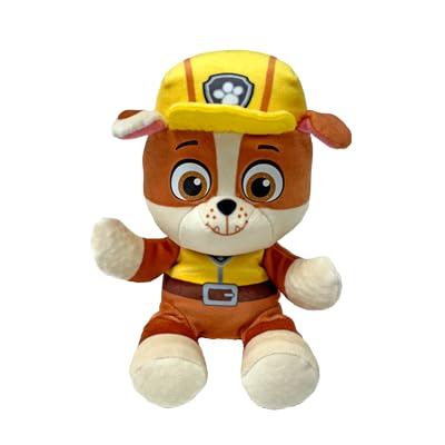 TY Rubble Paw Patrol Weiches Plüschtier für Kinder, Kuschelteddy, Sammelfigur, Beanie Babies Reihe, Regular von TY