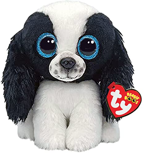 TY Sissy Hund Beanie Boo Regulär | Beanie Baby Weiches Plüschtier | Sammlerstück Kuscheliger Stoffteddy von TY