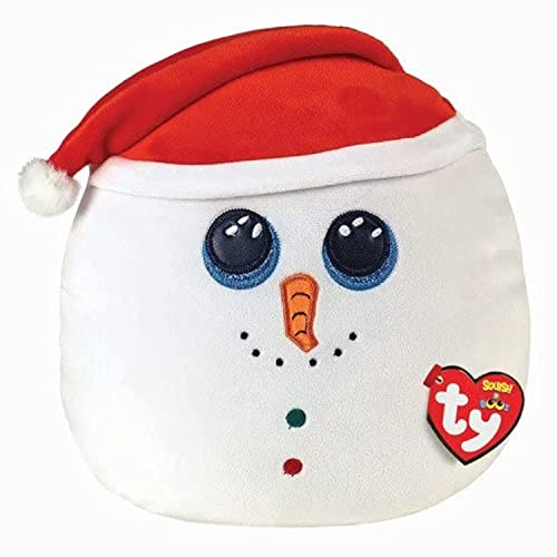 TY Squish A Boo Flurry Schneemann, 25,4 cm, Weiß von TY