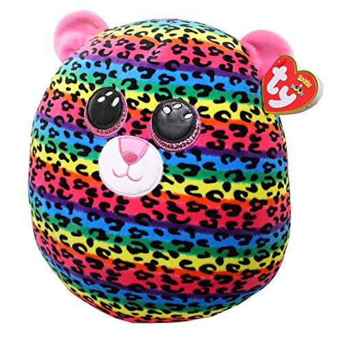 Ty Dotty Leopard Squish a Boos 14" | Beanie Baby Weiches Plüschtier | Sammlerstück Kuscheliger Stoffteddy von TY