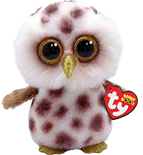 TY Whoolie Eule Beanie Boo Regulär | Beanie Baby Weiches Plüschtier | Sammlerstück Kuscheliger Stoffteddy von TY