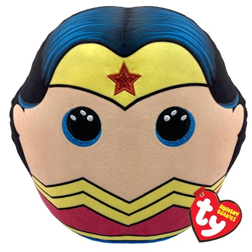 TY Wonder Woman Squishy Beanie - 10" Soft Plush Toy | Cuddly Collectible for Kids & Babies | Stuffed Teddy Plushies | DC Comics von TY