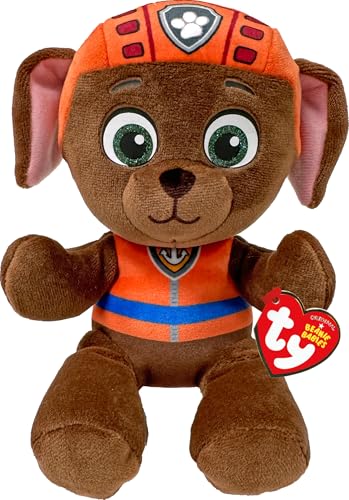 TY Zuma Paw Patrol Weiches Plüschtier für Kinder, Kuschelteddy, Sammlerstück Stofftier, Beanie Babies Serie, Regular von TY