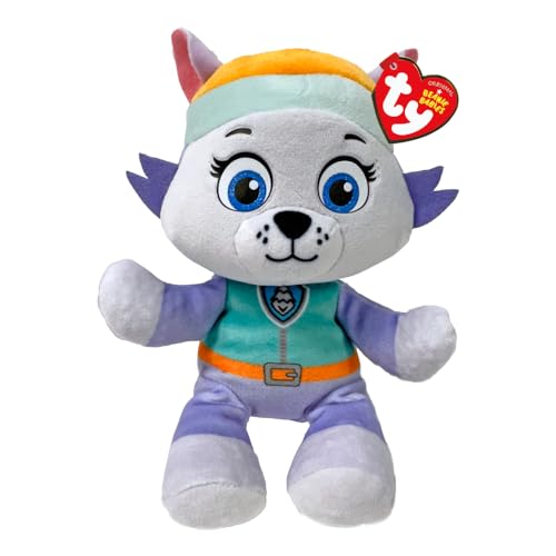 TY Everest Paw Patrol Weiches Plüschtier für Kinder, Kuschelteddy, Sammlerstück Stofftier, Beanie Babies Serie, Regular von TY