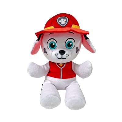 TY Marshall Paw Patrol Weiches Plüschtier für Kinder, Kuschelteddy, Sammlerstück Stofftier, Beanie Babies Serie, Regular von TY