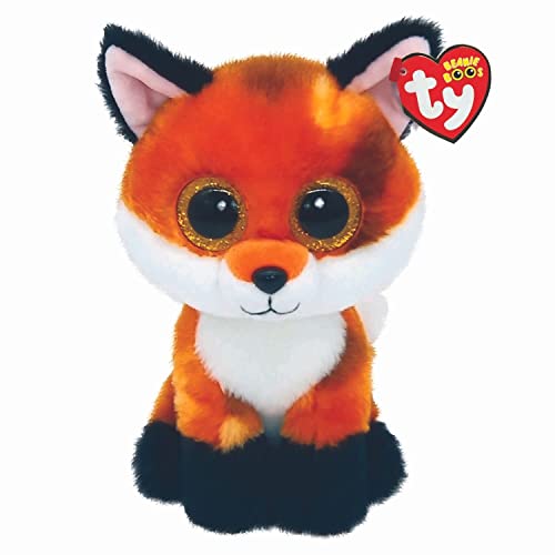 Ty Meadow Fox Beanie Boos 6" | Beanie Baby Soft Plush Toy | Collectible Cuddly Stuffed Teddy, STK von TY