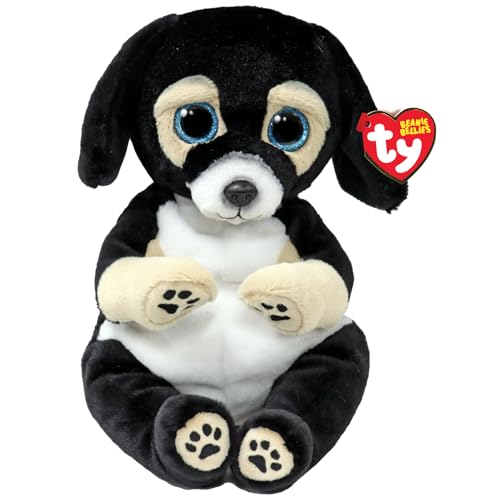 TY Ranger Hund Beanie Bellies Medium 24cm - Quetschbare Beanie Baby Weiche Pluschtiere - Sammelbares Kuscheliges Stofftier von TY