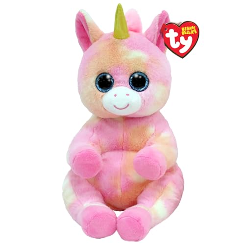 Ty Skylar Einhorn Beanie Bellies Medium 24cm - Quetschbare Beanie Baby Weiche Pluschtiere - Sammelbares Kuscheliges Stofftier Ty Skylar Einhorn Beanie Bellies Medium 24cm - Quetschbare Beanie Baby Weiche Pluschtiere - Sammelbares Kuscheliges Stofftier von TY