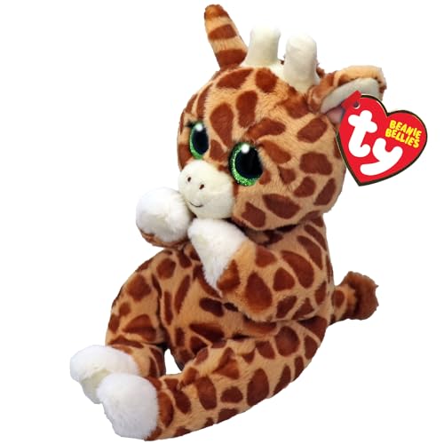 TY Tippi Giraffe Beanie Bellies Regular - Squishy Beanie Baby Soft Plush Toys - Collectible Cuddly Stuffed Teddy von TY