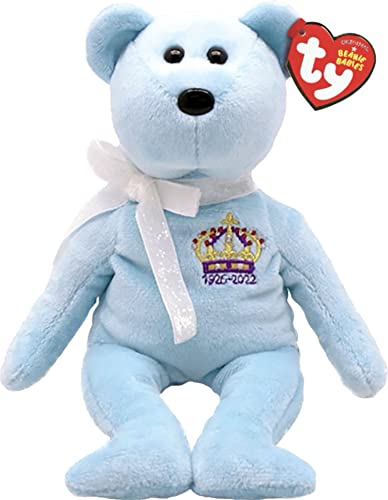 TY Toys Queen Elizabeth II Beanie Boo Regular | Beanie Baby Soft Plush Toy | Collectible Cuddly Stuffed Teddy (41289) von Ty Toys