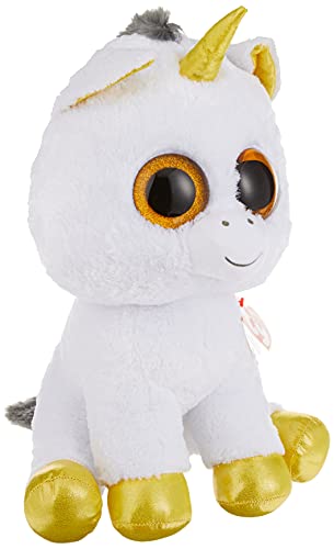 ty Glubschis - Pegasus Einhorn, weiß/gold - Beanie Boos - 42 cm von TY