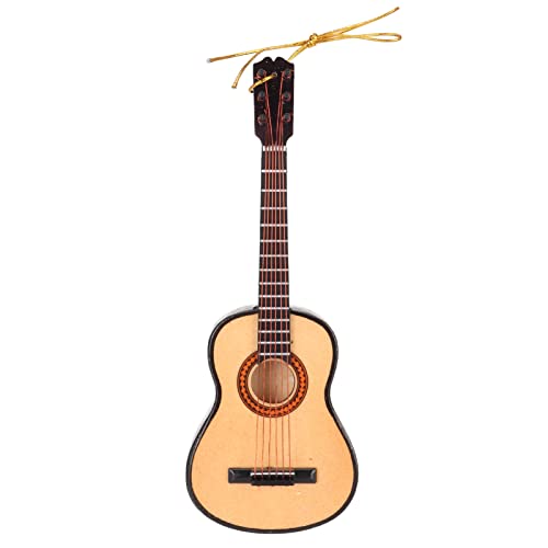 15 cm Kleines Gitarren-Ornament, Musikinstrument, Gitarren-Replik, Sammlerstück, Mini-Gitarrenmodell, Heimdekoration von TYCIONG